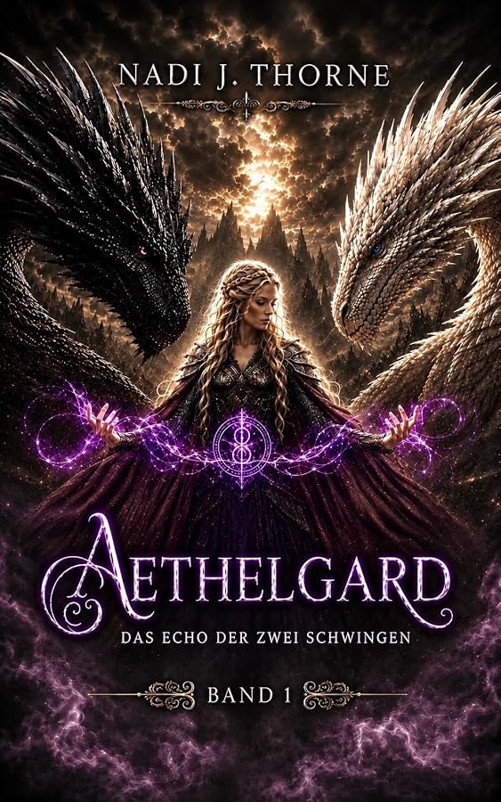 Buchcover Aethelgard, Das Echo der zwei Schwingen
